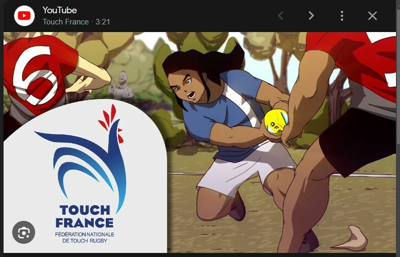 Manga Touch Rugby, la ligne graphique fédérale dédiée aux écoles de Touch Rugby